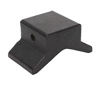 LONGONGAN Tope de Proa Universal de Goma Negra de 4 Pulgadas, Tope de Proa en V para remolques, Yates y caravanas; Tope de Proa en V Duradero, Resistente al envejecimiento y a la corrosión,