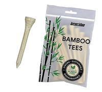 LONGRIDGE Bamboo tee de Golf, 54 mm, Natural 50 Pcs