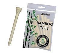 LONGRIDGE Bamboo tee de Golf, 69 mm, Natural, 40 Pcs