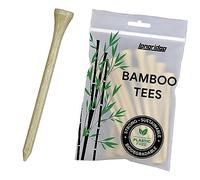 LONGRIDGE Bamboo tee de Golf, 83 mm, Natural, 30 Pcs