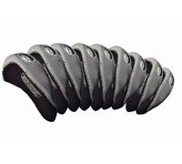 Longridge EZE Golf Iron Covers (Pack de 10) - Plateado/Negro