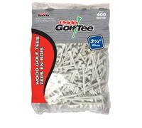 LONGRIDGE Pride 3" 1/4 - Tees de Golf, 400 Piezas, Color Blanco