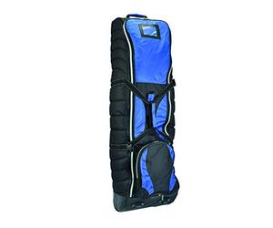 Longridge Tour Deluxe Roller Funda de viaje para golf, Negro/Azul Marino