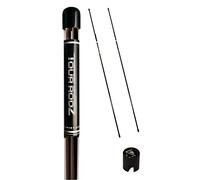 LONGRIDGE TourRodz Alignment Sticks Entrenador de swing de golf Color: Negro