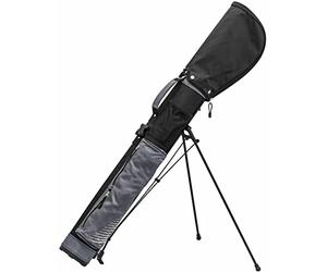 Longridge Travelite 5’’ Bolsa de golf lápiz, Negro/Plata