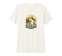 Longs Peak Ruta de Ojo de Cerradura Colorado Senderismo Camiseta Premium