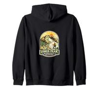 Longs Peak Ruta de Ojo de Cerradura Colorado Senderismo Sudadera con Capucha