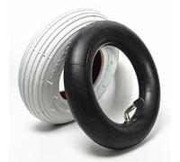 longsai Neumático Scooter Eléctrico, 200x50 Gris Interior y Exterior Espesado Resistente al Desgaste Antideslizante neumático, para 8» Silla de Ruedas Eléctrica Rueda Delantera Accesorios