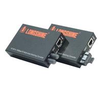 Longshine LCS-C842MT - Adaptador de Red (100 MB/s, 1 x RJ-45, 1 x ST), Negro