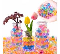 LONGTEAM 20.000 perlas de agua coloridas perlas de gel para plantas y flores, no tóxicas y biodegradables, perlas de agua decorativas para jarrones (20.000 unidades)