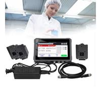 LONGTEAMOON Impresora De InyeccióN De Tinta De 0,5 Pulgadas De Altura para Cualquier Superficie para CóDigo Qr CóDigo De Barras Fecha De ProduccióN Hora Logotipo NúMero De Lote ImpresióN