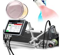 LONGTEAMOON Impresoras De InyeccióN De Tinta Industriales para LíNea De ProduccióN De Cualquier Producto En LíNea, MáQuina De CodificacióN Y Marcado De Fecha/NúMero De Lote