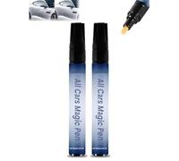 LONGTO Car Scratch Pen, Magic Car Scratch Removal Pen, Magic Pen for Car Scratches, Quick Fix for Scratches and Paint, Easy Use Weatherproo (2PCS)
