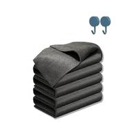 LONGTO Easepicks Cleaning Cloths, Thickened Magic Cleaning Cloths for Glass, Reuseable Streak Free Reusable Microfiber Rag, Multipurpose Miracle Rags Absorbent, for Home, Window, Mirror, Cars (5pcs)