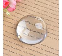 LONGWIN - Lupa de lectura, pisapapeles en forma de cúpula de cristal, 40 mm