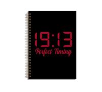 LONGXIN DST Sorority Gifts DST 1913 Spiral Notebook Sigma Theta Sorority Paraphernalia Gifts for Women Girls Sister Inspirational Lined Journal Notebook for Work School Note Taking (Black)