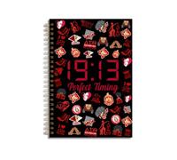 LONGXIN Sorority Gifts for Women DST 1913 Spiral Notebook Sigma Theta Sorority Paraphernalia Gifts for Girls Sister Inspirational Lined Journal Notebook for Work School Note Taking (Black)