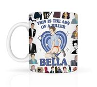 LONGXIN Taza de café de Vampiro Edward de Crepúsculo Merch Vampiro Hombre Lobo, regalo para fanáticos de la película, regalo de crepúsculo para fanáticos de la película, para niñas y mujeres, taza de