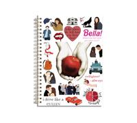 LONGXIN Twilight Merch - Cuaderno diario de vampiro, regalo de vampiro, regalo inspirado en programas de televisión, regalos para niñas, amantes de los vampiros, Edward Bella, fanáticos de las
