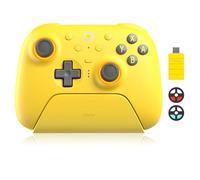 LONGYI 8Bitdo Ultimate 2 Bluetooth Controller con Joysticks TMR para Switch, PC con Windows, Mando para Juegos con Gatillos Táctiles/Efecto Hall Intercambiables, Anillo de Fuego RGB, Base de Carga