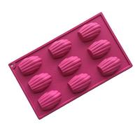 Longzang 9 Cavity Madeleine Silicone Cake Mold Chocolate Craft Candy Soap Baking Mold (Xj022) by Longzang