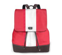 Longzehao Bandera austriaca impresión mujeres cuero mochila, señoras viaje moda mochila, mochila casual para el trabajo, negro, talla única, Negro 1, One Size