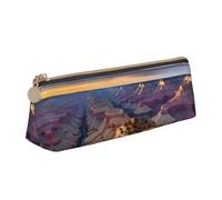 Longzehao Beauty Grand Canyon 1 - Estuche triangular simple para guardar artículos de oficina, cosméticos, artículos de tocador, Blanco, One Size, Art Deco