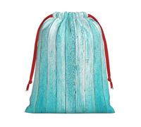 Longzehao Cordón de tela de terciopelo ultra suave Estantes de madera textura papel tapiz impresión Navidad regalo bolsa, Bolsas de regalos multifunción.