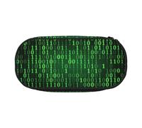 LONGZEHAO hacker era - Estuche rectangular simple para guardar bolígrafos, suministros de oficina, cosméticos, artículos de tocador