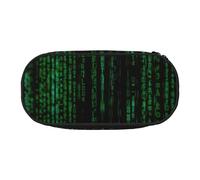 LONGZEHAO Hacker Era Print - Estuche rectangular simple para guardar bolígrafos, suministros de oficina, cosméticos, artículos de tocador