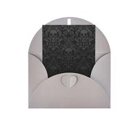 Longzehao Papel pintado gótico con diseño de calavera, tarjetas de felicitación para Navidad, cumpleaños, Acción de Gracias