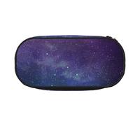 LONGZEHAO Universe with Stars Galaxy Interstellar Print Simple rectángulo Pen Bag Estuche de almacenamiento para suministros de oficina, cosméticos, artículos de tocador