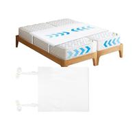Longzhuo Amor Puente para Parejas y Colchones Familiares,Cuña Unir Colchones 230X50 cm,Cuña Colchón Puente Colchón Tamaño Ancho Ajustable,Cuña para Unir Colchones Antideslizante,Conectores de Colchón