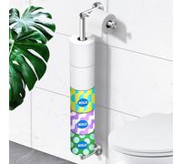longzon Portarrollos Baño para Papel Higiénico Moderno, Soporte Papel Higienico Colgador Acero Inoxidable SUS304 a Prueba de Óxido para Baño y Cocina, Plata