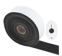 LongZYU Fieltro Adhesivo, Fieltro Adhesivo Muebles, Almohadillas Fieltro Muebles, Deslizadores de Fieltro para Sillas, Almohadillas de Fieltro Autoadhesivo, Negro (6m*5cm*3mm)