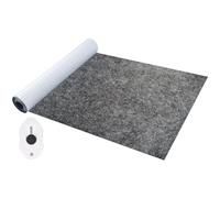 LongZYU Fieltro Autoadhesivo Gris 2.2mx40cm Tela de Fieltro Autoadhesiva, para Forrar Estantes,Posavasos, Cajas,Marcos de Fotos, Patas de Sillas, 2mm de Espesor