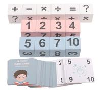 LongZYU Juguetes Montessori Matematica Juguete de Cálculo Mental con Suma, Resta, Multiplicación y División Juguetes de Madera Montessori Juguetes Montessori Juguetes Educativos Matemáticos de Madera