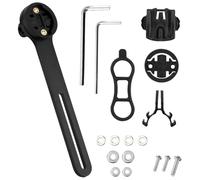 LongZYU Soporte Bicicleta para Garmin Edge 1030 1040 500 520 530 540 800 810 830 840 510 200 130 Plus GPS Bryton Rider Cateye Go-Pro Soporte Manillar Integrado MTB Soporte Computadora Bici Carretera