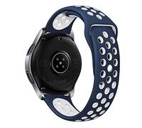 Lonkenn 20mm Silicona Correas Compatible con Garmin Vivoactive 5/Vivoactive 3/Venu Sq 2/Venu 2 Plus Repuesto Correa, Correa de Silicona Impermeables Deportivas Correas para Forerunner 165-Azul