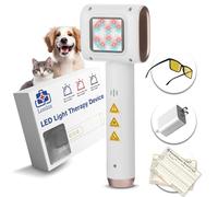Lonkix Terapia de luz roja para perros y mascotas: alivio del dolor, dolor muscular y articular, reduce la inflamación, cura heridas y elimina problemas de la piel, color blanco