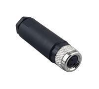 Lonlonty M8 3-pin hembra Socket Panel Aviación Conector de alambre de código A, 8 mm conector redondo de aviación impermeable IP67 al aire libre industria