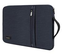 LONMEN Funda para portátil de 12.5 a 13 pulgadas, resistente al agua, con asa, para MacBook Pro de 13 pulgadas, iPad Pro de 12.9 pulgadas, 2016 a 2017, 13.5 pulgadas, Lenovo Yoga C630, azul