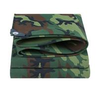 Lonmrrton Lona Resistente Cubierta de Lona de Camuflaje Multiusos, 3x4m 4x4m 0.45mm de Grosor Funda Protectora Impermeable, para Muebles Jardín Camping Hoja de Tierra, Tienda de Campaña(3x3m)