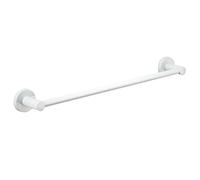 Lonmrrton Toallero de baño, toallero de Mano Blanco, Acero Inoxidable, Acabado Pulido, toallero, toallero montado en la Pared, 6 tamaños de 30 cm a 80 cm (Size : 80cm)