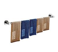 Lonmrrton Toallero Largo para baño y Cocina: 90 cm, 100 cm, 110 cm, 120 cm, toallero de Acero Inoxidable para Colgar en la Pared, toallero de Almacenamiento, Acabado Plateado Pulido (Size : 120cm)