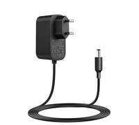 Lonnky Adaptador de Corriente 12V 2A con Cable de 1,8 m, AC 100-240V a DC 12V, Conector DC Universal de 2,1 mm x 5,5 mm para Pantallas LCD, Routers y Cámaras de Vigilancia