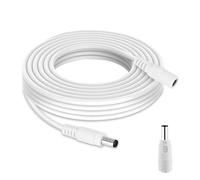 Lonnky Cable de Extensión DC 1 Metro para AVM Fritz!Box 7590 7580 7582 7560 3490 6590 6490 6430 4040 4020 Router WiFi, 5,5 mm x 2,5 mm Extensión Alimentación, Compatible con Telekom Speedport Smart