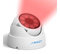 Lonnky Iluminación IR Interior para Cámaras y VR (Quest, Quest2, Quest3, PS VR2, PS5 VR2) - Infrarrojo 850 nm, Cable de 2 m, Fuente de Alimentación 12 V 1 A, Mejora la Visión Nocturna, B/W LED, Blanco