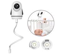 Lonnky Supporto per Baby Monitor, Compatibilità con Vite da 1/4 Pollice, Compatibile con HelloBaby, Babystar, Vtech, Nanit, Motorola, Stabilità Sicura, Flessibilità Regolabile, Struttura Durevole