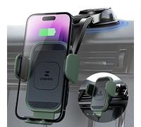 LONOSUN Cargador inalámbrico para automóvil, rotación de 360 ° del Soporte del teléfono, Compatible con iPhone 8 a 11 Pro MAX y Otros teléfonos móviles con Carga inalámbrica